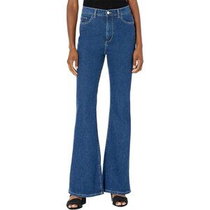 DL1961 Rachel High Rise Instasculpt Flare Jeans Womens 25 Blue Capetown